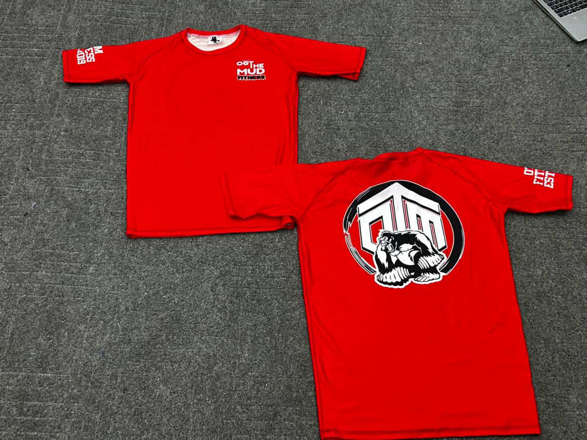 OTM Fitness Red Compression Shirt
